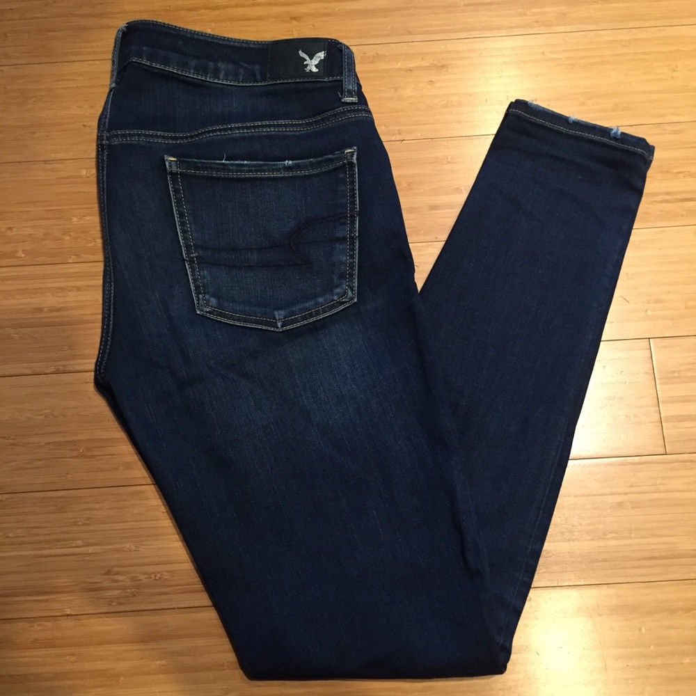American Eagle Super Stretch Jegging (Size 8 Long)